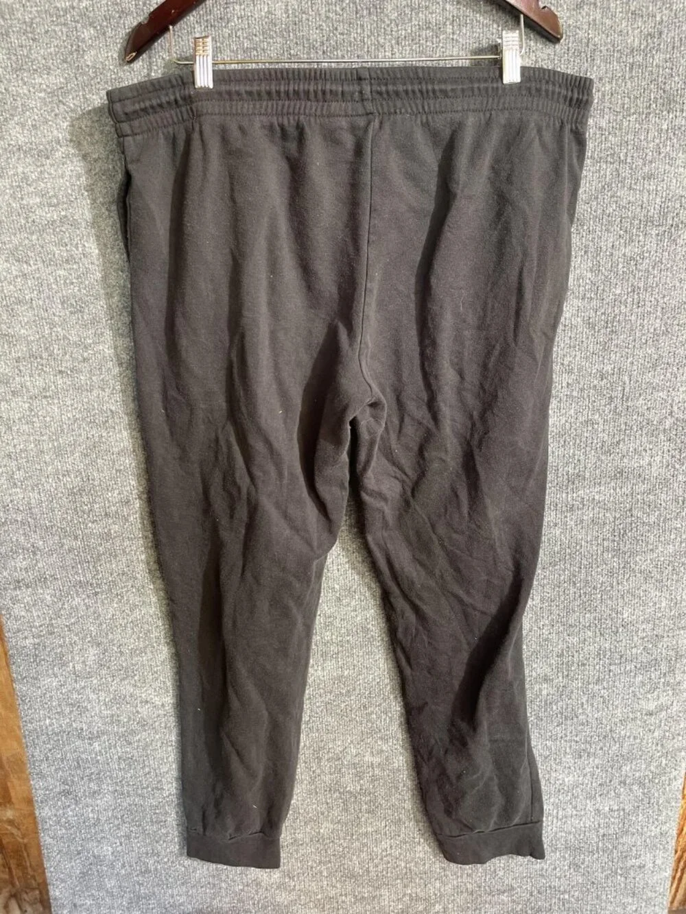 Adidas Golf Pants Mens XL Black Fleece Sweatpants Joggers Elastic Waist Pockets